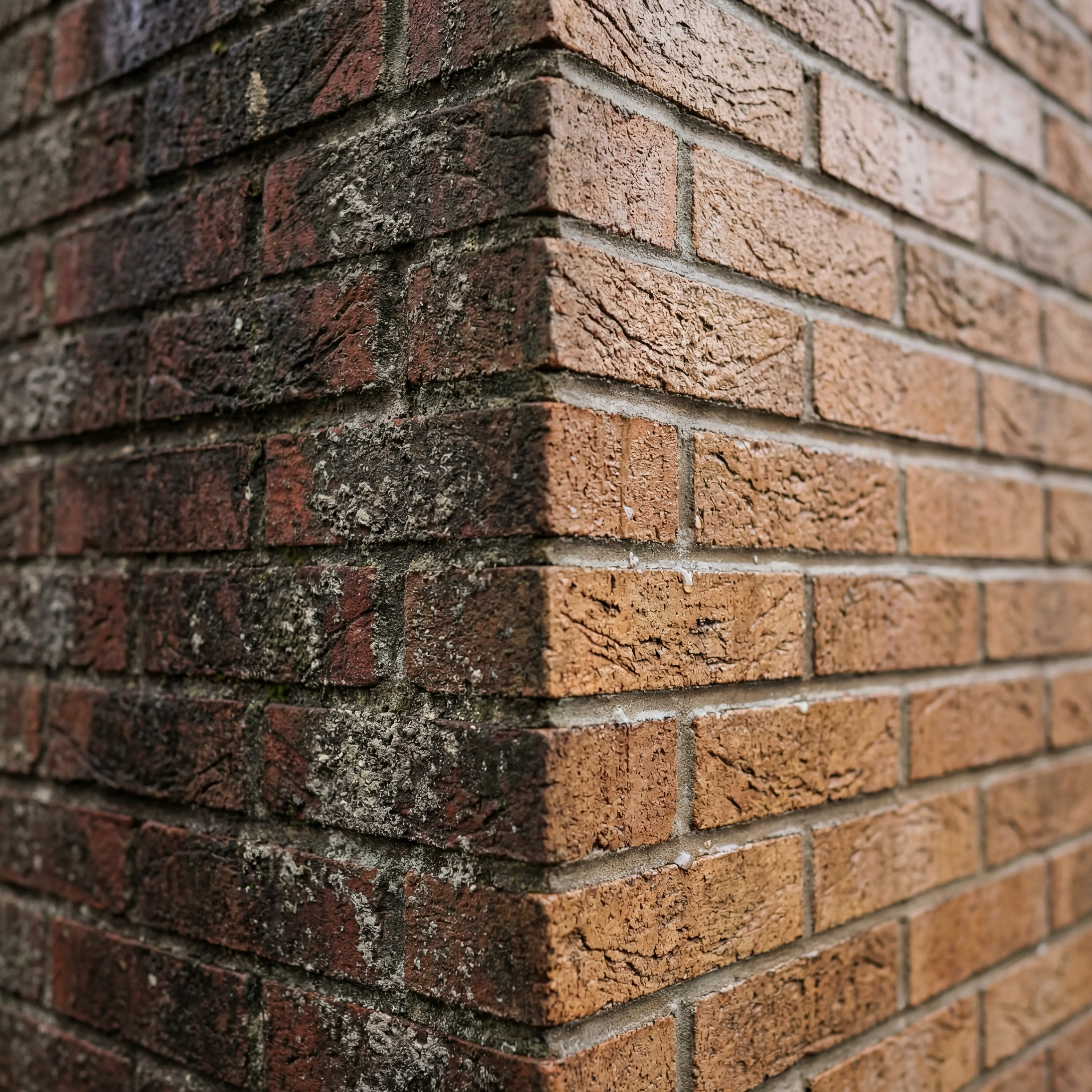 Detailaufnahme der professionellen Fassadenreinigung