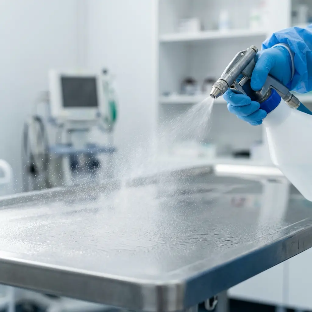 Detailaufnahme der Sonderreinigung