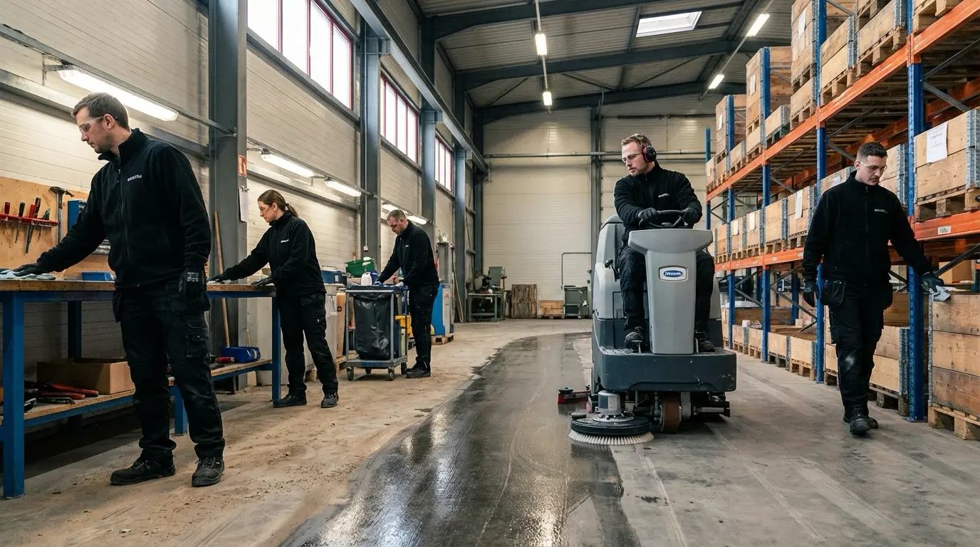 Professionelle Industriereinigung in München