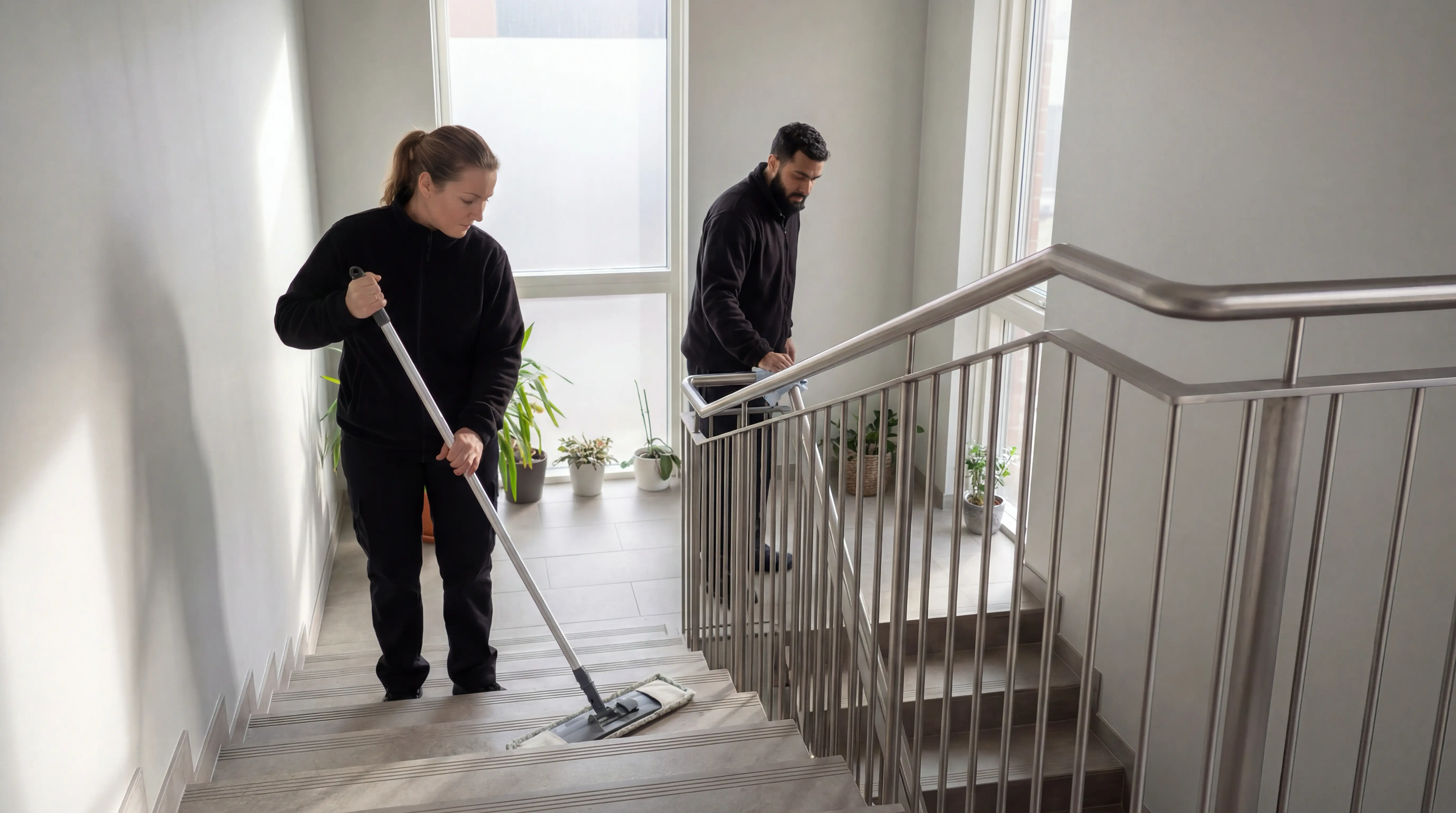 Professionelle Treppenhausreinigung in München
